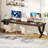  Dolliver 78.74" Extra Long Double Computer Desk With Unique Metal Legs （Only Desk)-720939358