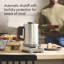 Bouilloire à température de précision Lotus Professional Series The Purist, bouilloire électrique 1,5 L, 1500 watts, acier inoxydable, LTSKT500