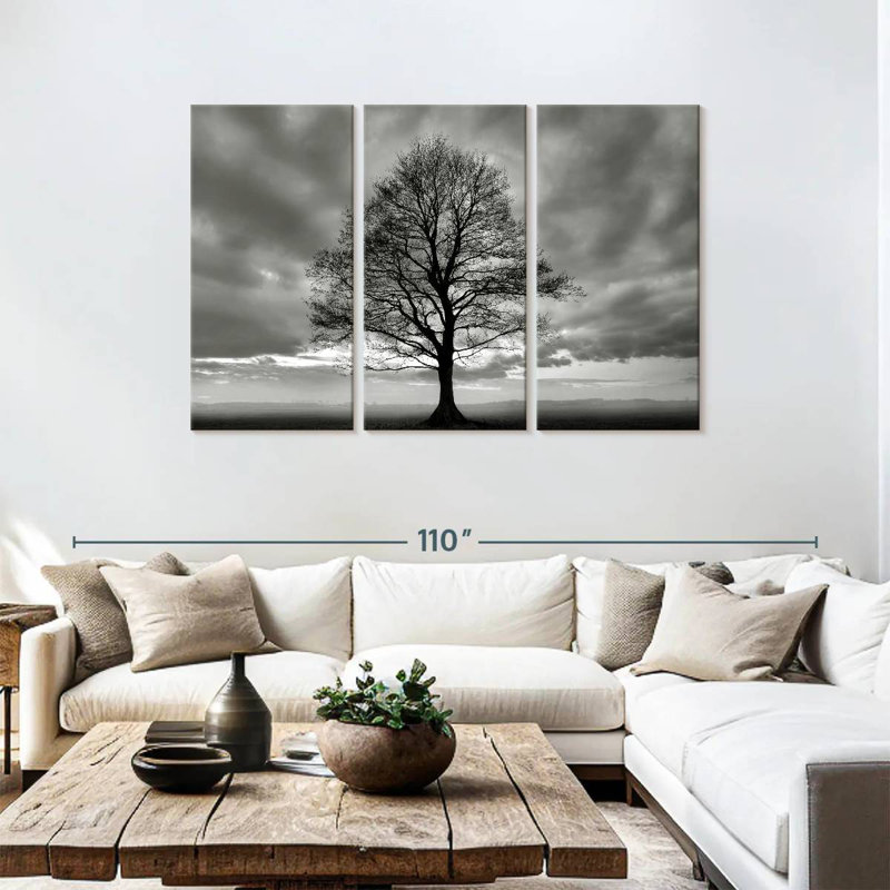 Grand arbre Harnek, H 48 po x l 74 po