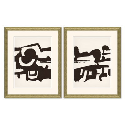 " Reverie I & II " by Carrier And Company 2 - Pieces Painting Print