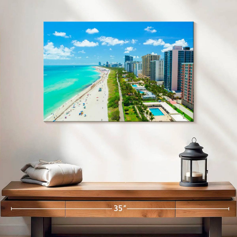 Nicci Miami's South Beach, H 16 po x l 24 po