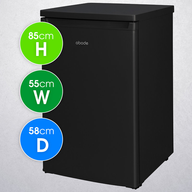 91m³ Garage Ready Undercounter Freezer Drawers with Adjustable Temperature Controls, Black