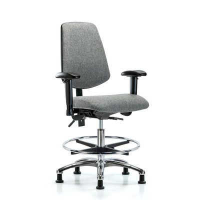 Fauteuil en tissu chromé - Siège inclinable FMBCH,