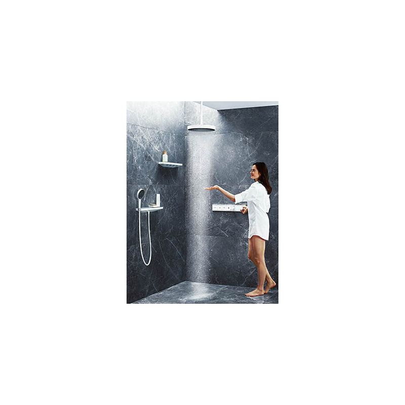 Hansgrohe Rainfinity Shower Head 250 1-Jet, 2.5 GPM, Brushed Bronze