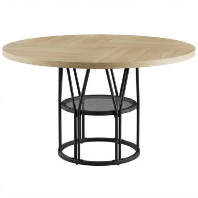 Dining Table with Iron Base