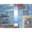 Tapis bleu nouvel âge en laine 8 pi x 9 pi 7 po Zesar
