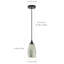 Luminaire suspendu 1 lumière en fer noir mat à intensité variable-1787543498