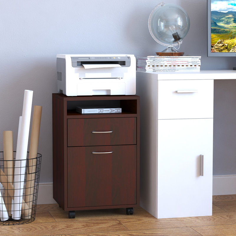 Armoire de rangement pour bureau personnel, Brun