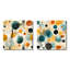 Currington - Ensemble de 2 collages carrés à formes abstraites-101855961-101855960
