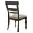 Bridey Wood Dining Side Chair Charcoal