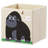 3 Sprouts - Toy Storage Cube for Baby and Kids - Gorilla