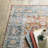 Goreville Machine Washable Performance Non-Skid Rust/Blue Rug Mat-1176270913
