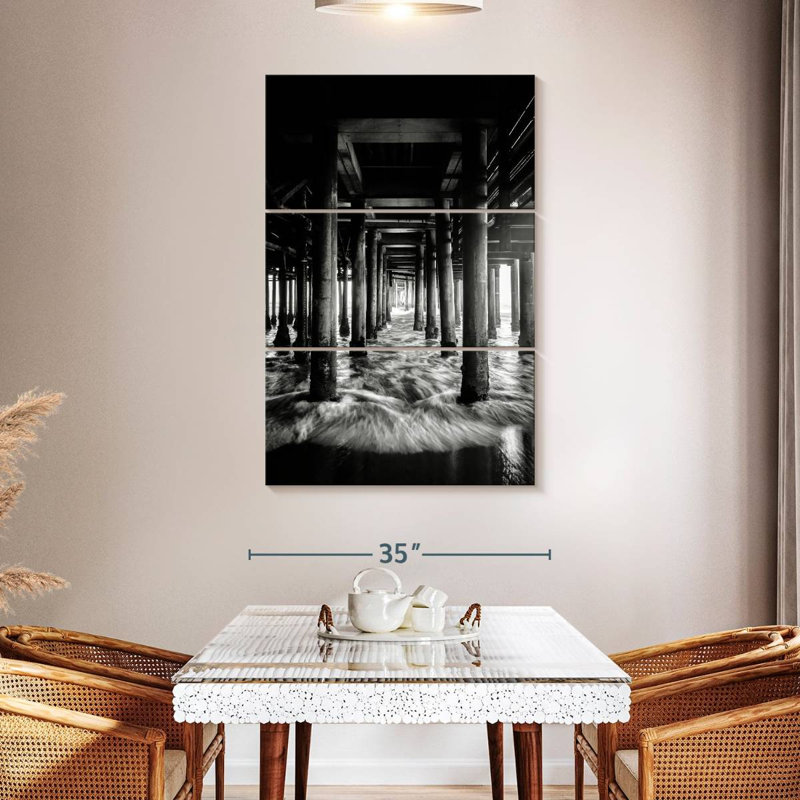 Lilie Under The Bridge BW, 57" H x 36" W