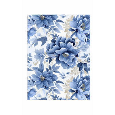 Impression florale sans cadre