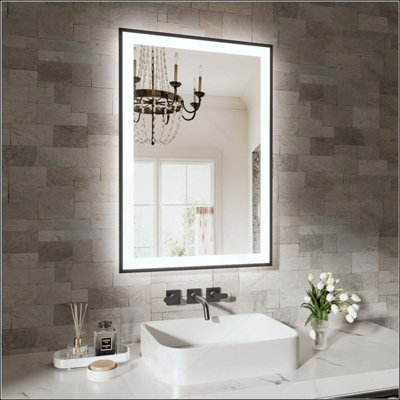 Frameless LED Bathroom Mirror,Smart Mirror