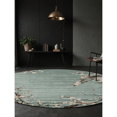 Machine Washable Brown Area Rug