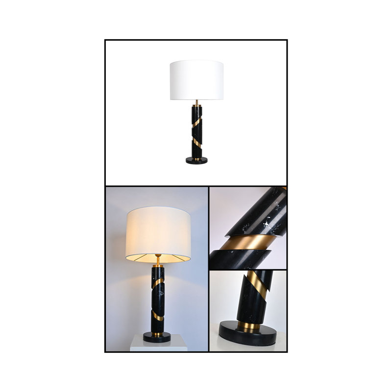 Albina 28.7'' Black/Gold Table Lamp