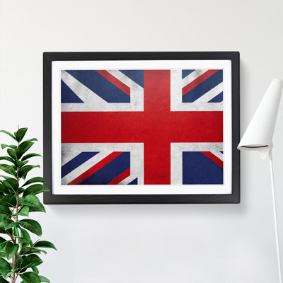 Union Jack Flag Concept Vol.3 - Framed Print