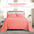 Superior Solitaire Waffled Matelassé Bedspread Set with Shams-2045350954-2045351127