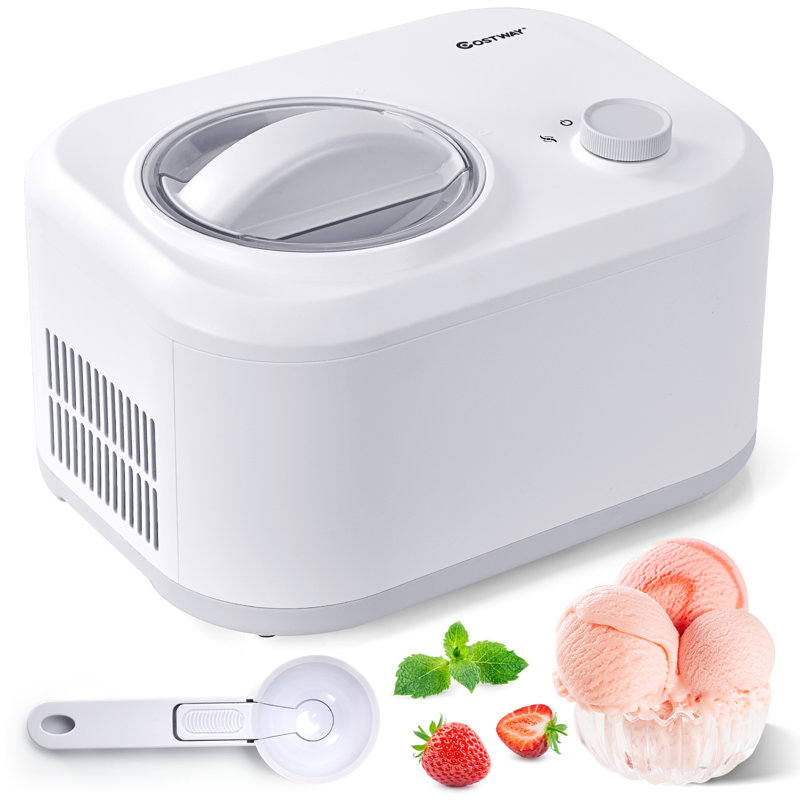 1L Ice Cream Maker, White