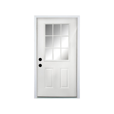 Fiberglass Entry Door with Brickmould