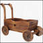 Jardinière mobile avec 4 roues