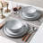  12 Piece Stoneware Dinnerware Set - Service For 4-763347594