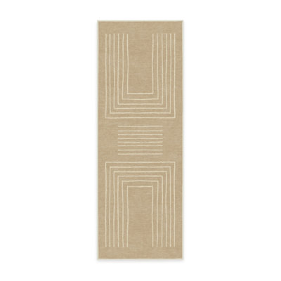 Système de tapis et de coussins lavables naturels Valencia 2 pièces