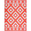 Tapis orange intérieur / extérieur Helis Southwestern-713051060