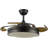 Carlhenry 42Inch Modern Retractable Ceiling Fans LED Light with Remote Control-1986901617