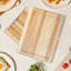 CONSDAN Wood Cutting Board for Kitchen, 16 x 12, Soild Birch Wood, Edge Grain, Chopping Board, Butcher Block with Juice Groove, Prefinished with Food-Safe Oil, 3/4'' Thick