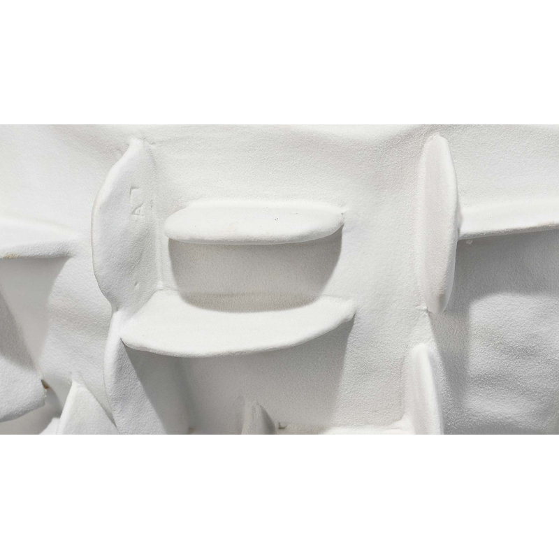 Helios Handmade Ceramic / Porcelain Decorative Bowl, White