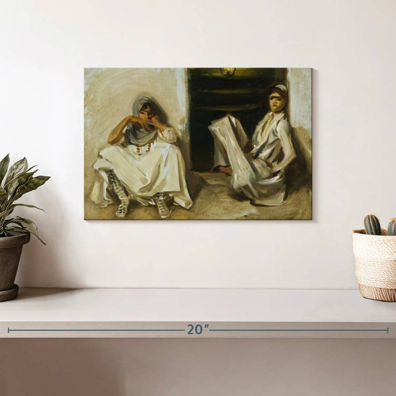 Leisha Two Arab Women 1905, 8" H x 12" W
