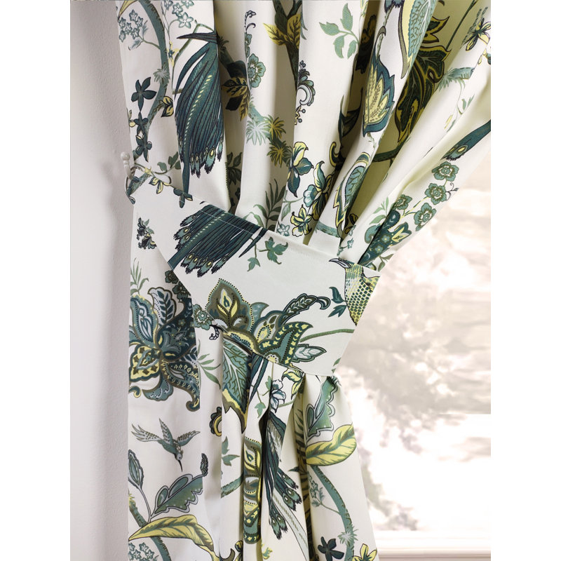 Deeyan FABRIC 20cm TIEBACKS, Green