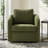 33" W Modern Upholstered Swivel Armchair-1378563915