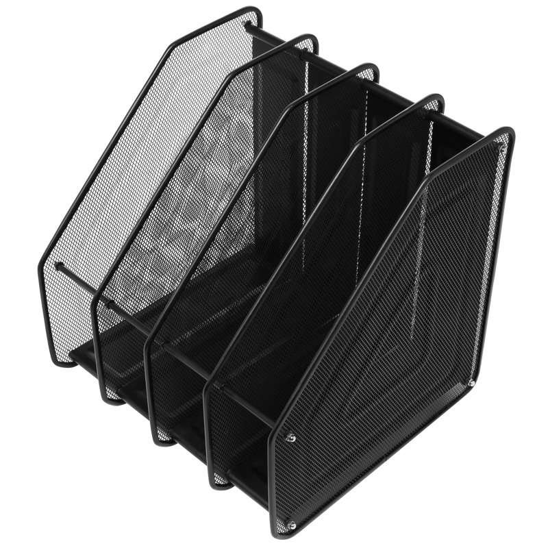 Jayston Desktop Metal Mesh File Organizer