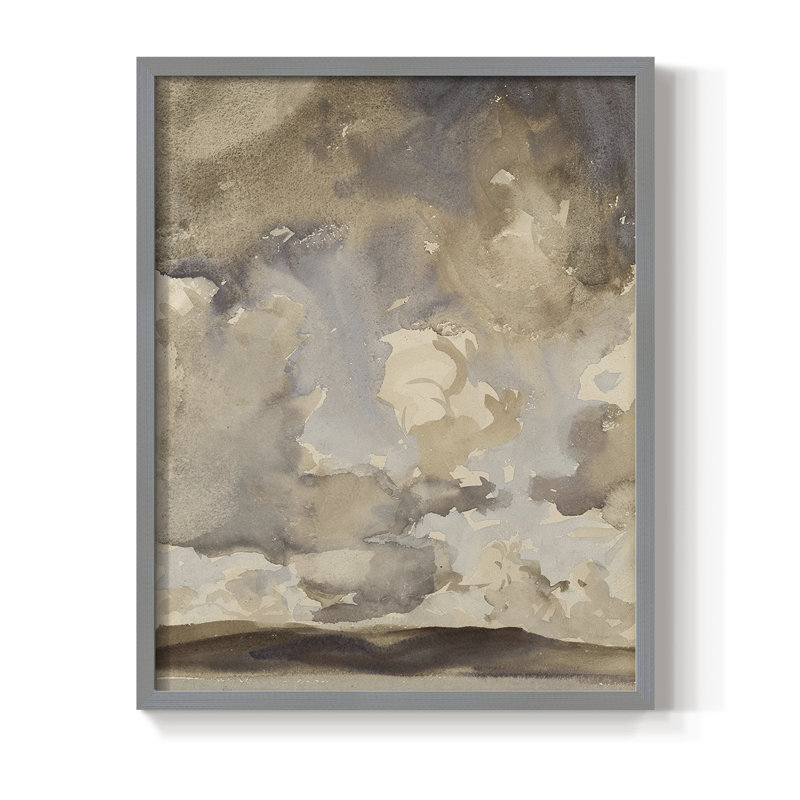 "Paysage rétro CCxxxix", Gris, H 11 po x l 9 po