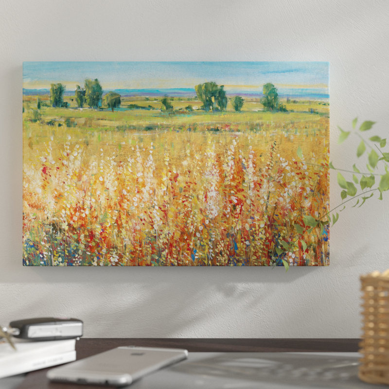 «Field II» par Timothy O 'Toole - impression sur toile tendue, H 40 po x l 60 po x P 1,5 po, Pas de tapis, Toile tendue
