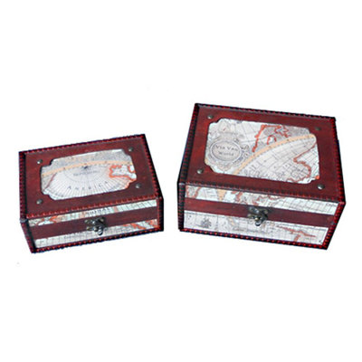 Riter Wooden Decorative Trunk