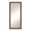 Collection Litchfield, miroir pleine grandeur, dans un miroir de vestiaire idéal, verre à reflets véritables, cadre en bois, adossé au mur ou au mur, 
