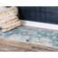 Tapis vert à motif abstrait Trenton-40278009