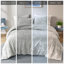 Twin/Twin Xl Comforter In Grey With Crushed Velvet And Warmth