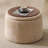 Modern Round Storage Ottoman , Beige-27032895