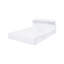 Grand lit perse blanc avec rangement Perse