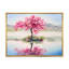 Cerisier oriental sur le lac - peinture sur toile-59756418-59783024