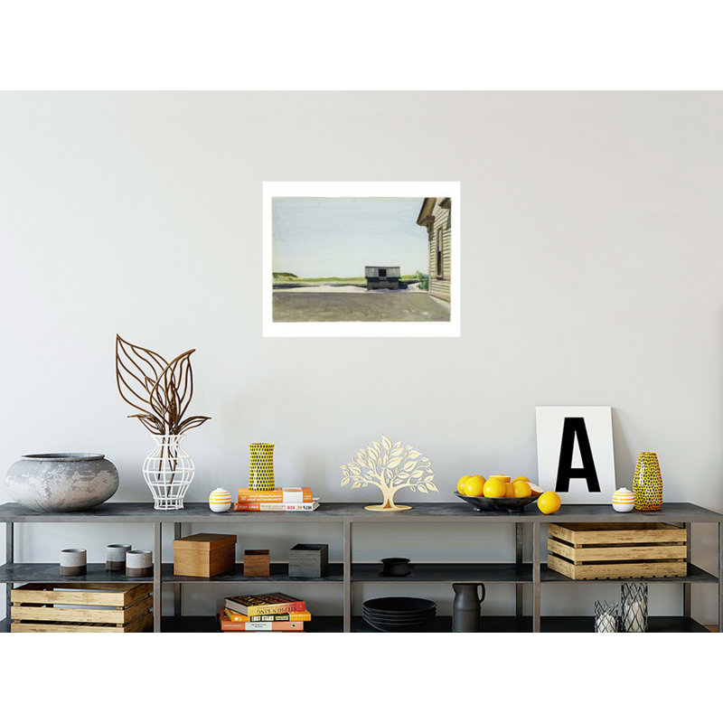 «Truro Station Coal Box» par Edward Hopper - Impression giclée, H 22 po x l 28 po