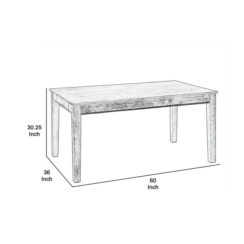 Leward Dining Table, Gray