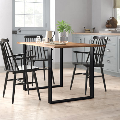 Harper Metal Base Dining Table