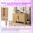 47.25-Inch Sideboard With Pine Veneer, Double Doors, Adjustable Feet, 200lbs Weight Capacity-913627620