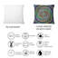 Coussin Iridescent Infinity Spiral-805612509